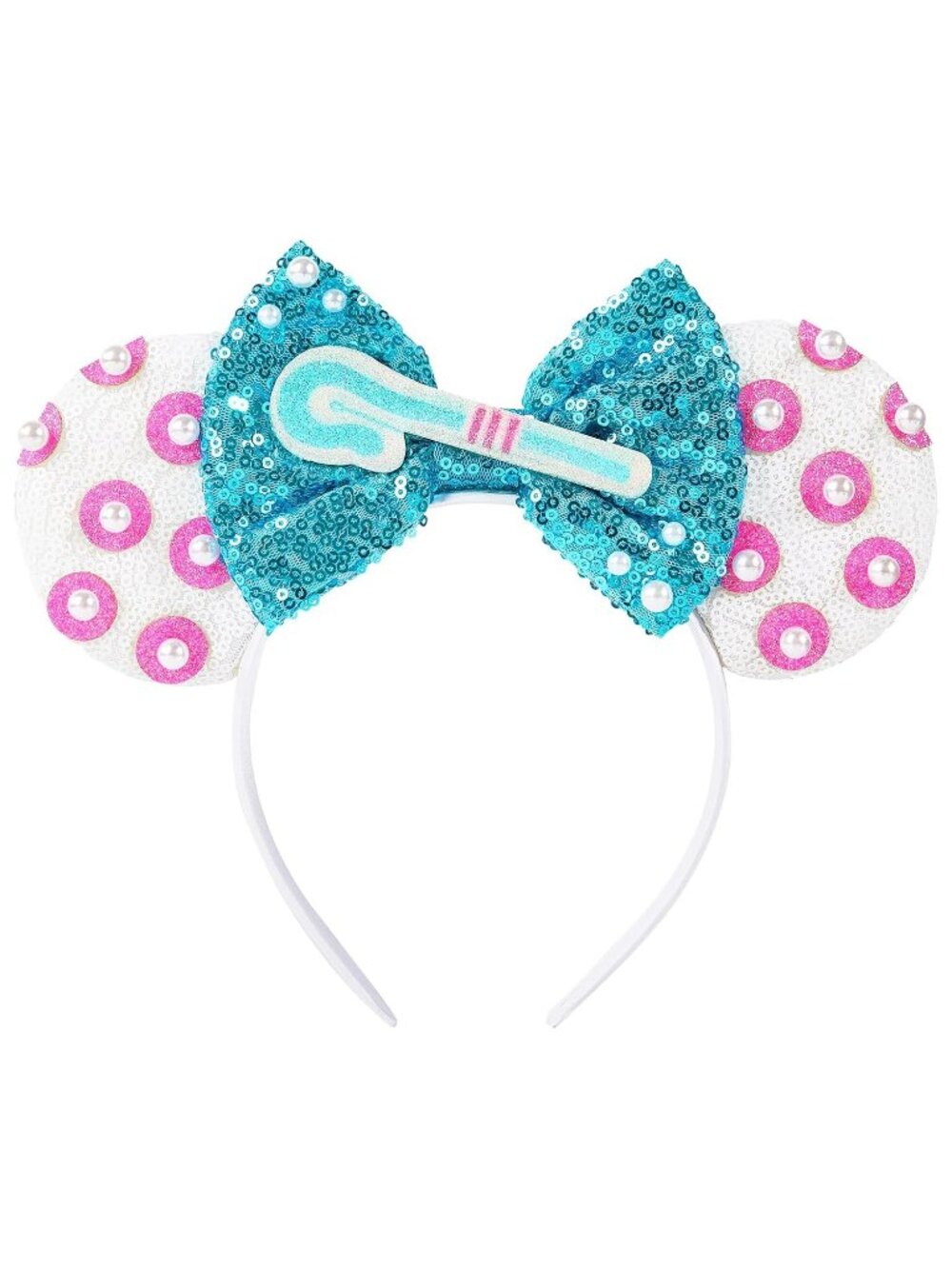 Kids Girls Blue White Mickey Mouse Costume Hair Headband for Cosplay